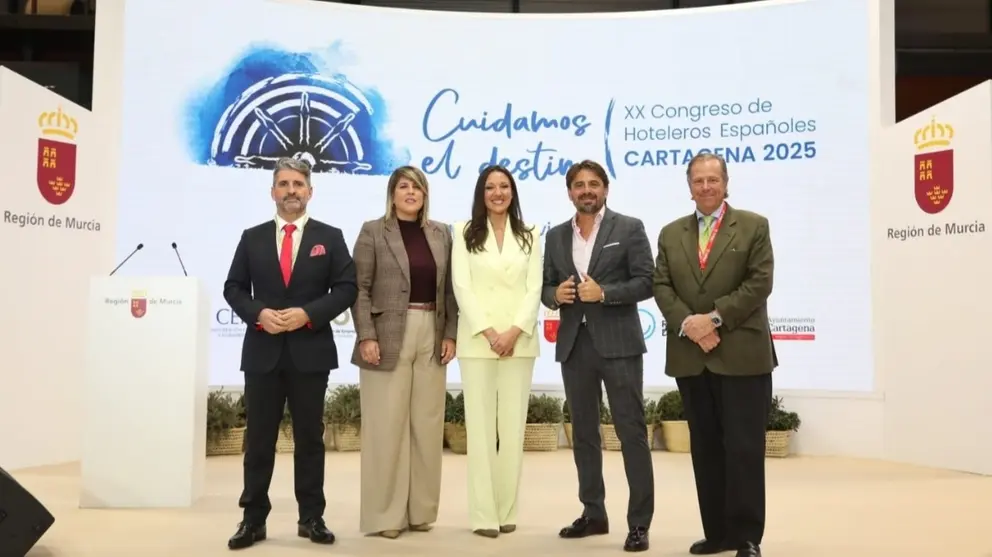 Presentaci&oacute;n del XX Congreso de Hoteleros Espa&ntilde;oles, que tendr&aacute; lugar en Cartagena. (Ayuntamiento de Cartagena)