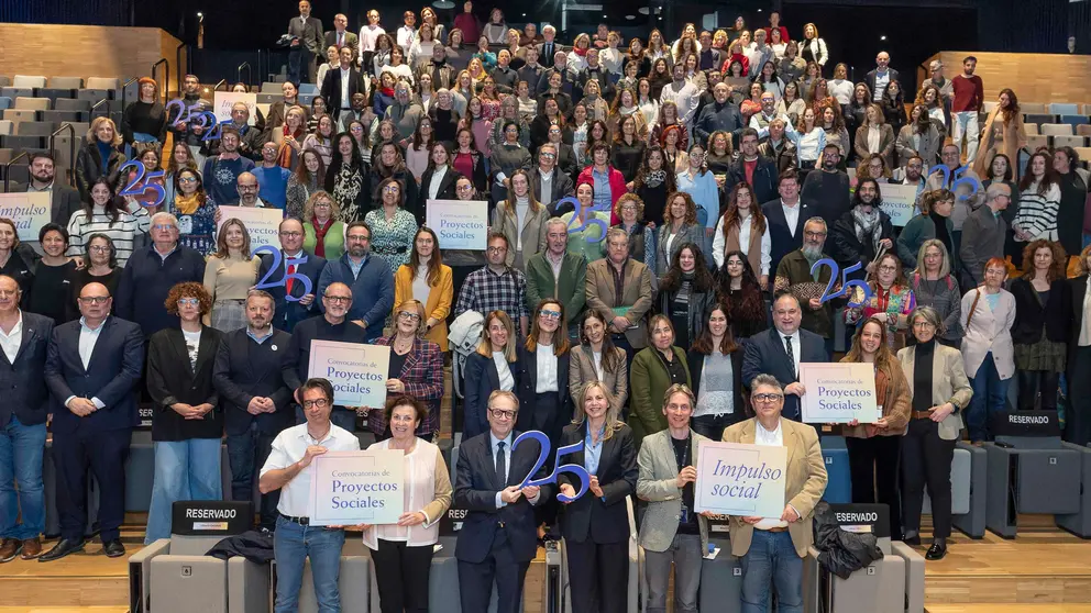 Acto de celebraci&oacute;n del 25 aniversario de los Proyectos Sociales de la Fundaci&oacute;n &rdquo;la Caixa&rdquo;. (CaixaBank)