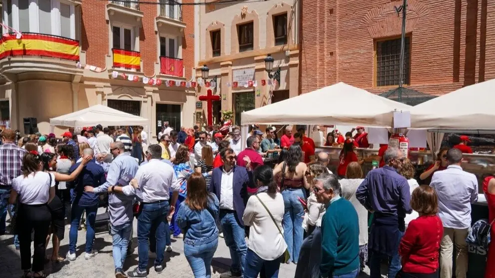 Imagen de las Cruces de Mayo del a&ntilde;o pasado en Cartagena. (Ayuntamiento de Cartagena)