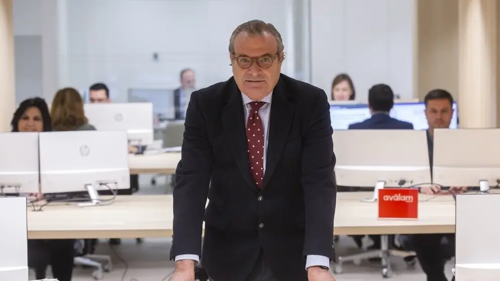 Luis Mart&iacute;nez de Salas, director general de Av&aacute;lam, en las instalaciones de la entidad. (Portavoz)