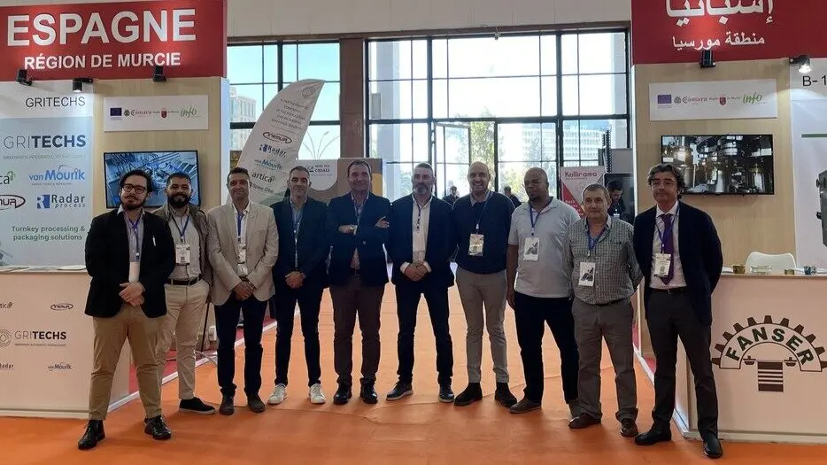 Empresarios murcianos asistentes a la Feria Djazagro. (C&aacute;mara de Comercio de Murcia)