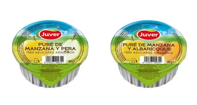 Nuevas compotas 100% fruta de Juver. (Juver)