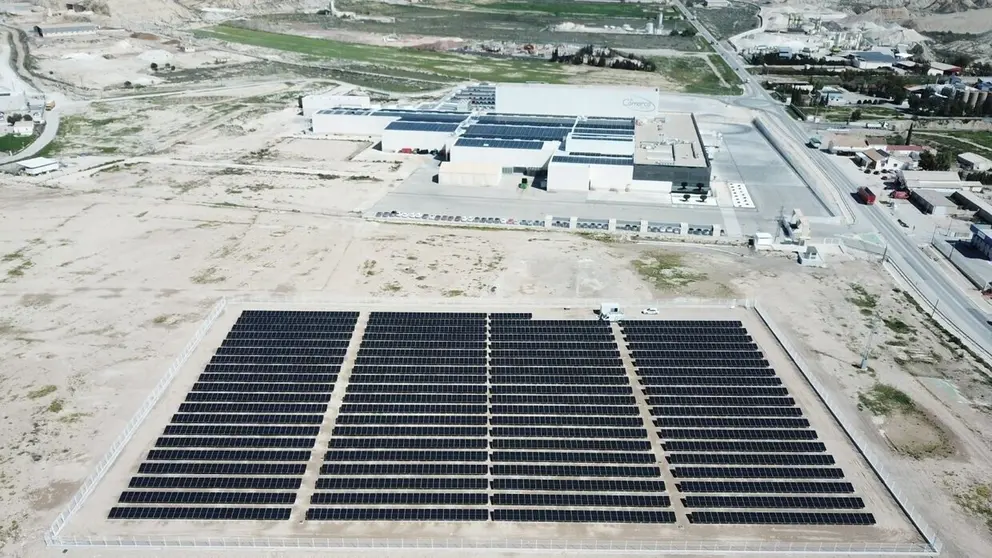 Huerto solar de la Comarca Meats. (Portavoz)
