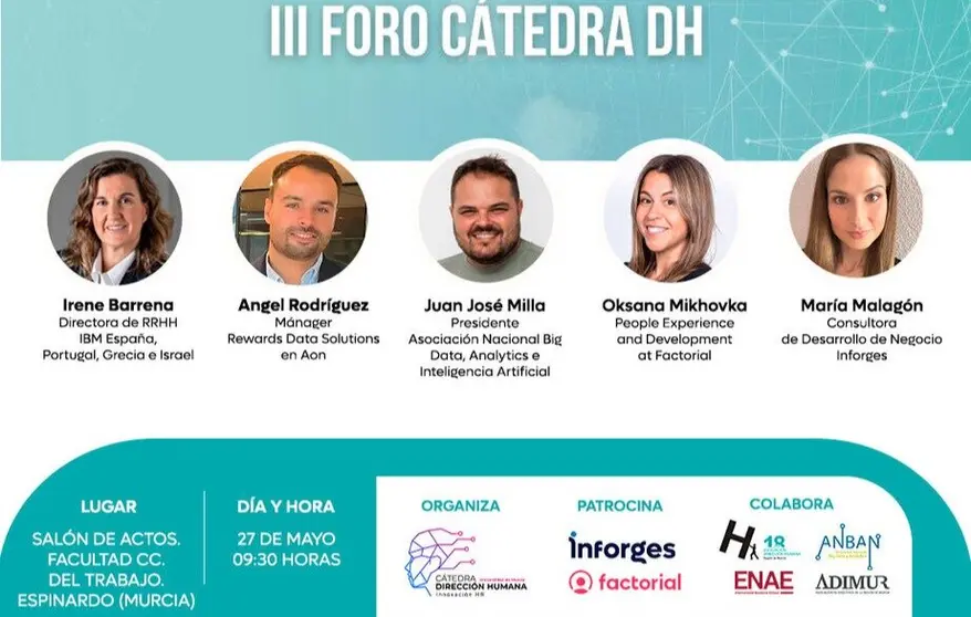 Cartel de la tercera edici&oacute;n del Foro C&aacute;tedra Direcci&oacute;n Humana. (Direcci&oacute;n Humana)