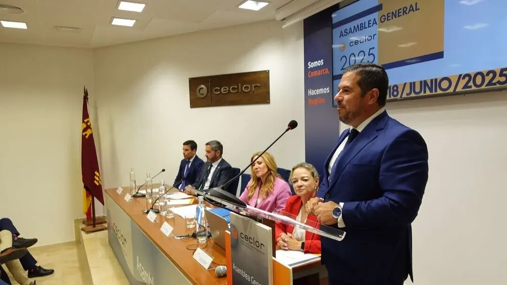 Juan J&oacute;dar interviene tras su reelecci&oacute;n como presidente de Ceclor. (Ceclor)