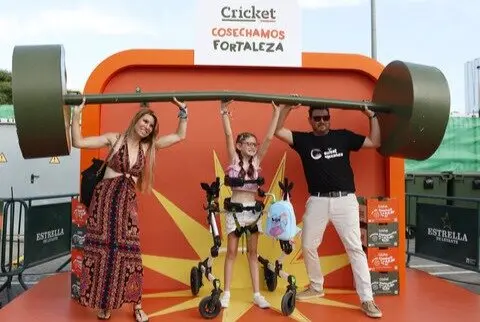 Imagen del stand-photocall de Cricket. (Bia3f)