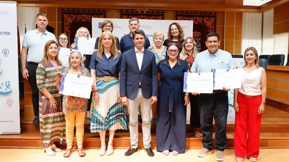 Entrega de las distinciones Sicted en Molina de Segura. (CARM)