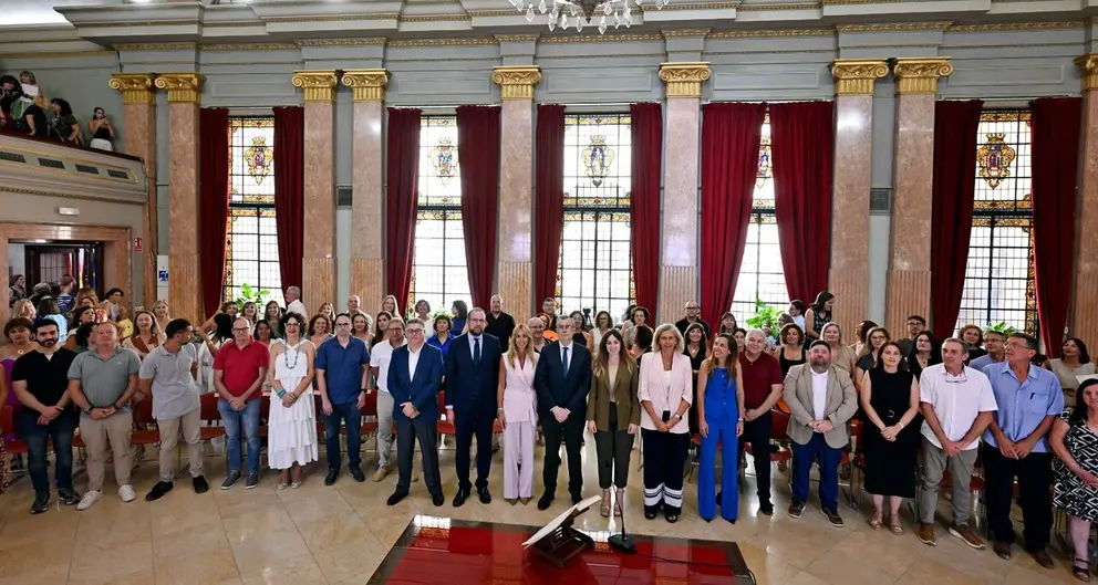 Toma de posesi&oacute;n de los funcionarios en el consistorio murciano. (Ayuntamiento de Murcia)