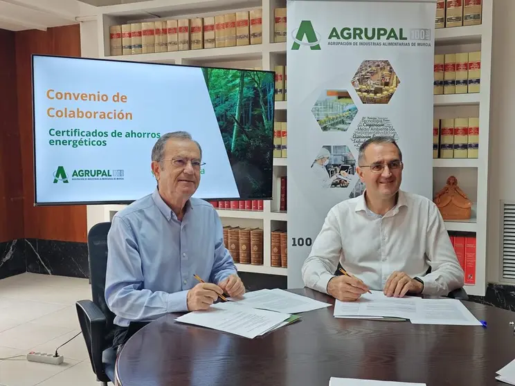 Jos&eacute; Garc&iacute;a (izq) y Joaqu&iacute;n Longares firma Iberdrola-Agrupal