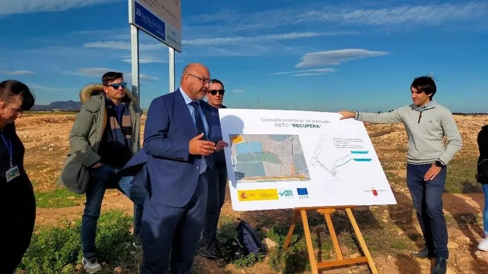 El director general del Mar Menor, V&iacute;ctor Serrano, en una imagen de archivo. (CARM)