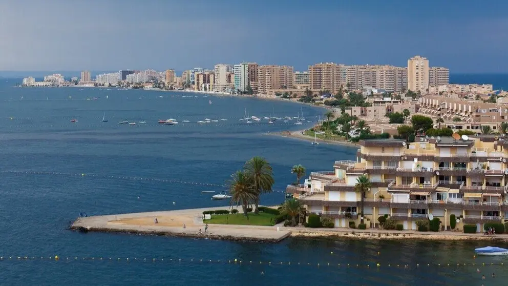 Vista de La Manga. (CARM)