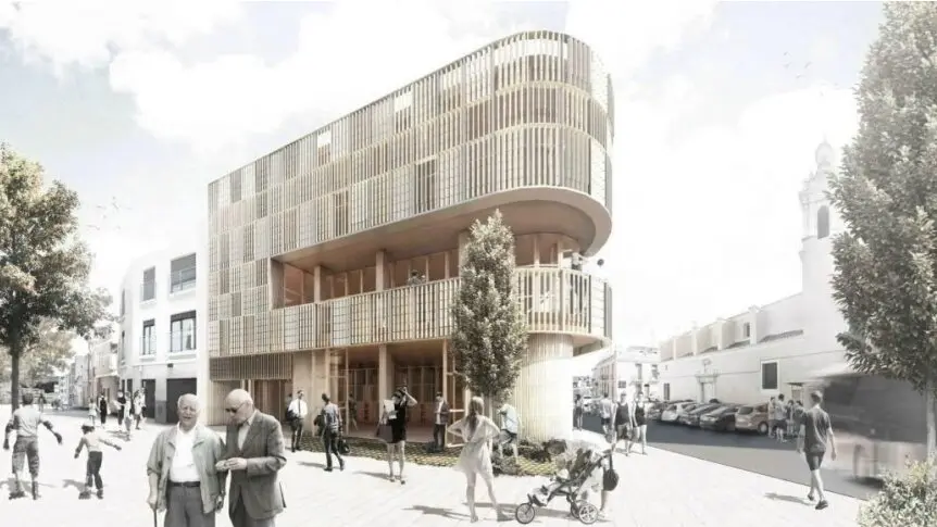 Proyecto de rehabilitaci&oacute;n del ayuntamiento de Picassent que desarrollar&aacute; Abala. (Hozono Global)