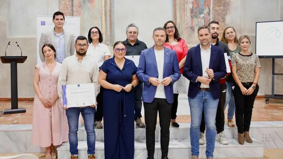 Un momento de la entrega de los distintivos Sicted en Caravaca de la Cruz. (CARM)