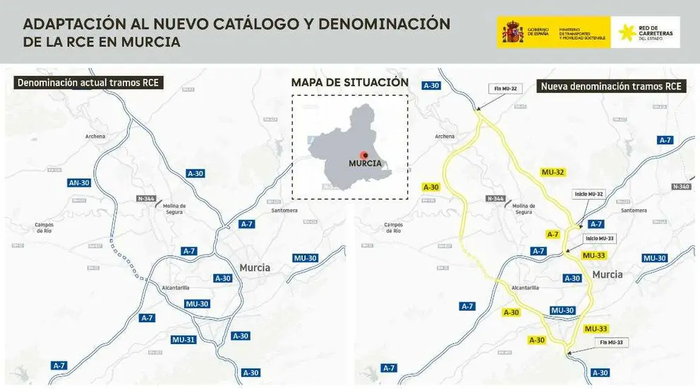 Infograf&iacute;a de las obras del Arco Noroeste de Murcia. (Ministerio de Transportes)
