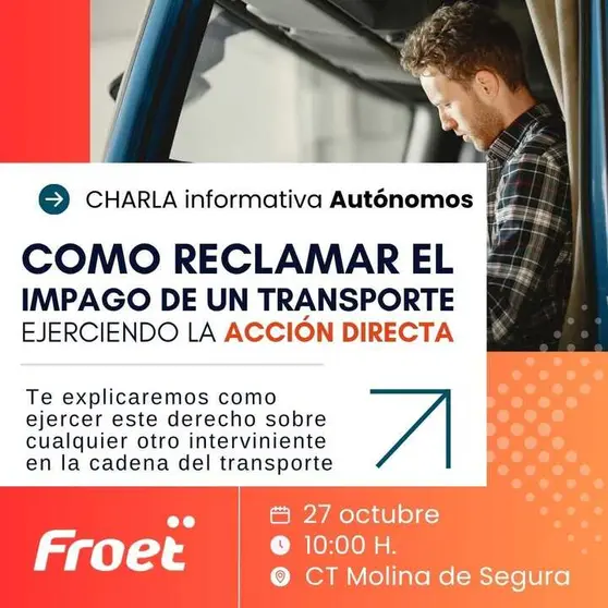 Cartel de la jornada sobre la &lsquo;acci&oacute;n directa&rsquo; de FROET. (FROET)