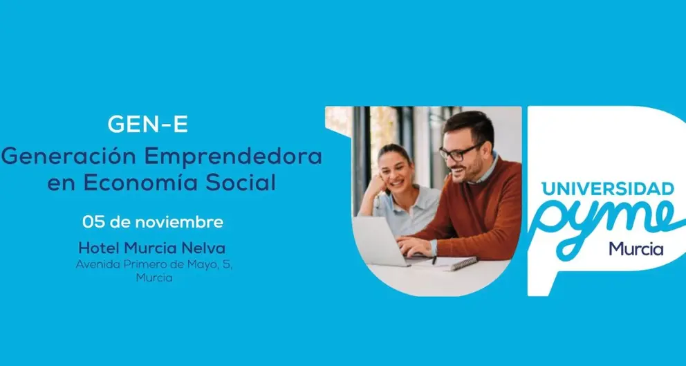 Cartel del foro 'Gen-E: Generaci&oacute;n Emprendedora en Econom&iacute;a Social'. (Somos Experiences)