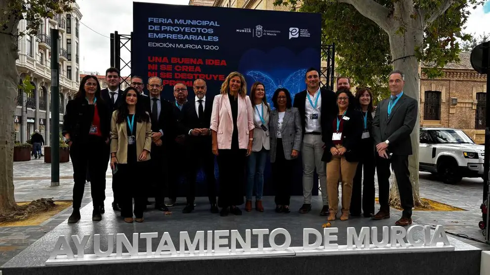 Inauguraci&oacute;n de la Feria de Proyectos Empresariales del Municipio. (Ayuntamiento de Murcia)