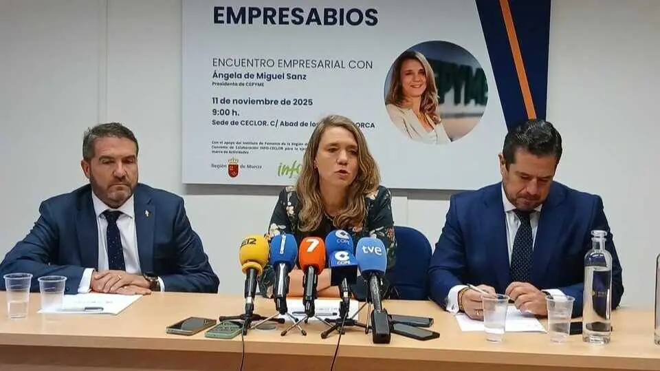 Un momento del encuentro 'Empresabios' de Ceclor con &Aacute;ngela de Miguel. (Ceclor)