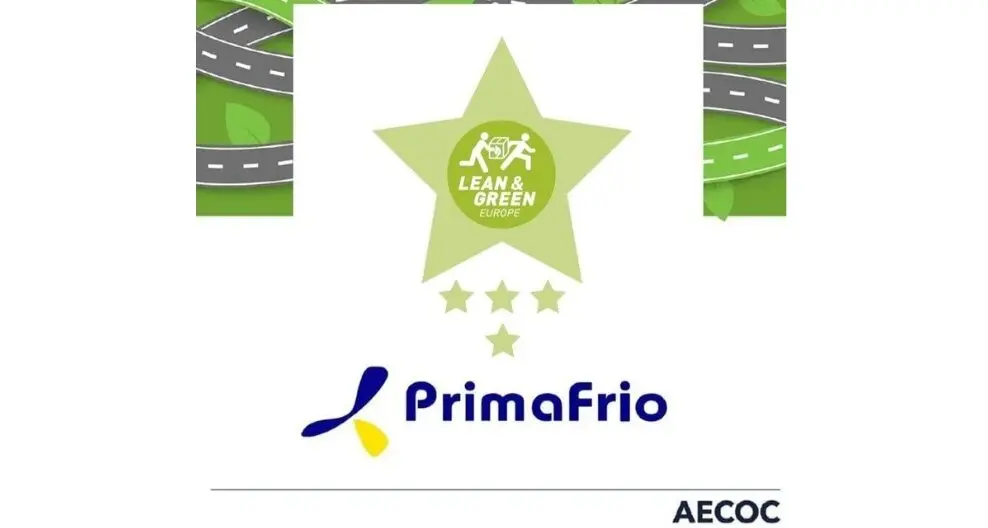 Infrograf&iacute;a de la cuarta estrella Estrella Lean & Green de Primafrio. (Primafrio)