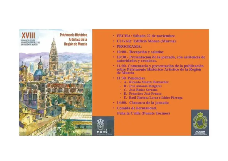 Murcia celebra una edici&oacute;n de Jornadas de Patrimonio Hist&oacute;rico-Art&iacute;stico, enmarcadas en el proyecto &lsquo;Murcia 1200&rsquo;