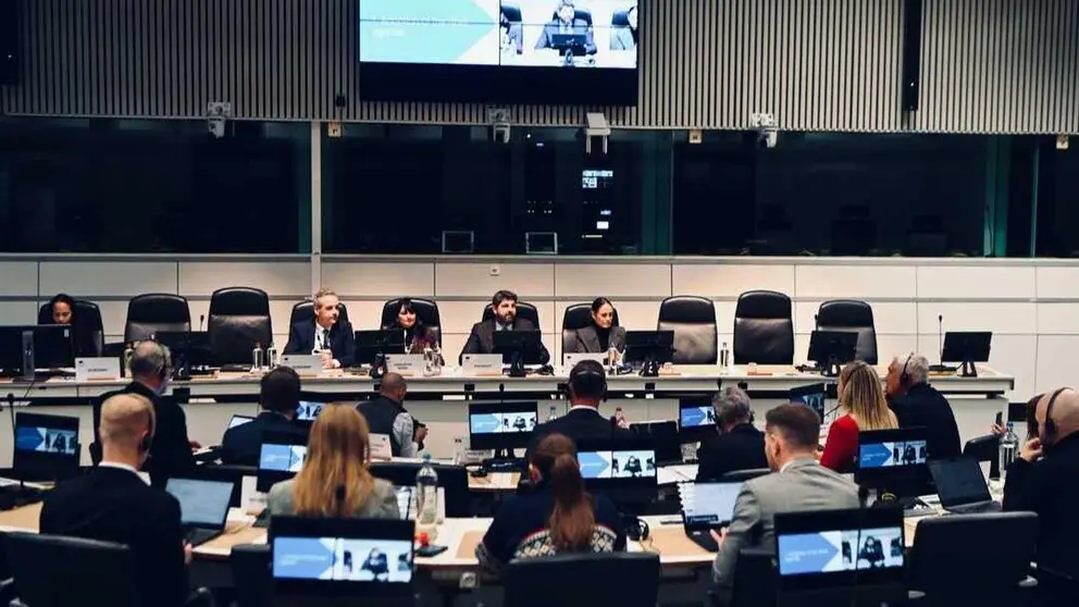 El presidente L&oacute;pez Miras en el Grupo de Trabajo sobre Defensa del Comit&eacute; Europeo de las Regiones. (CARM)