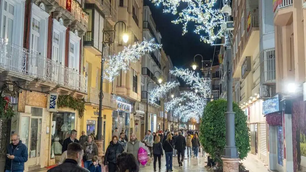 Ambiente navide&ntilde;o en Cartagena. (Ayuntamiento de Cartagena)