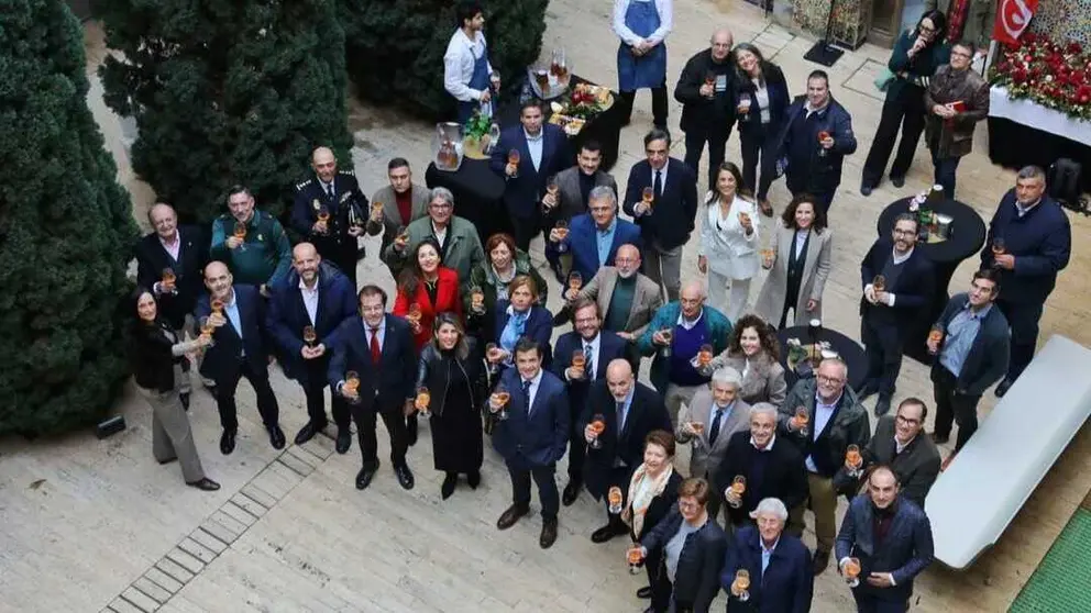Brindis de Navidad de Veolia en Cartagena. (Veolia)