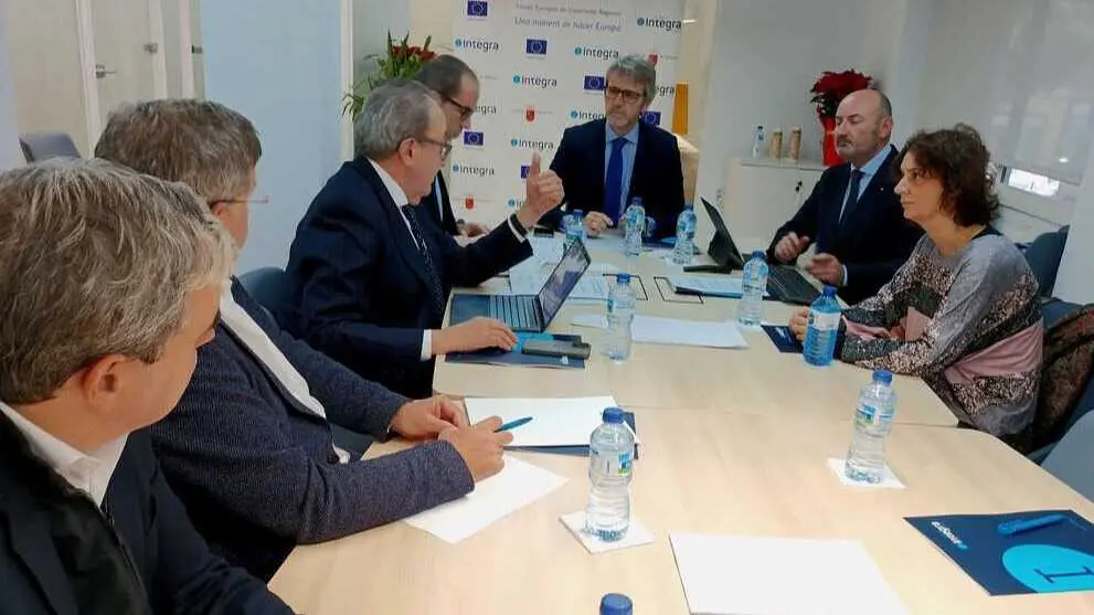 El consejero de Transformaci&oacute;n Digital, Luis Alberto Mar&iacute;n, preside la reuni&oacute;n del patronato de la Fundaci&oacute;n Integra Digital. (CARM)