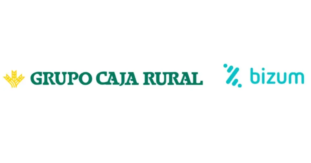 Imagen con los logos de Caja Rural y Bizum. (Archivo)