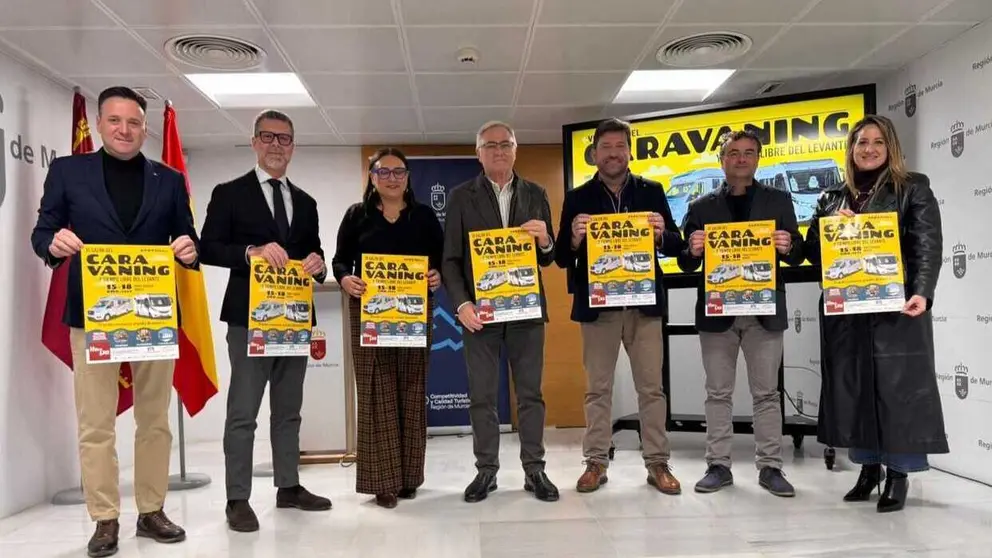 Imagen durante la presentaci&oacute;n de la feria. (CARM)