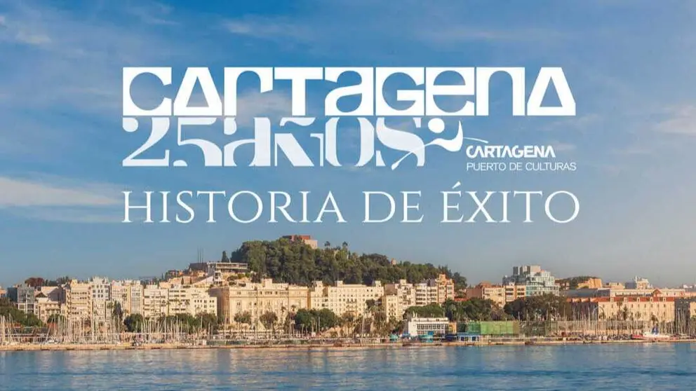 Cartel del 25 Aniversario de Cartagena Puerto de Culturas. (Ayuntamiento de Cartagena)