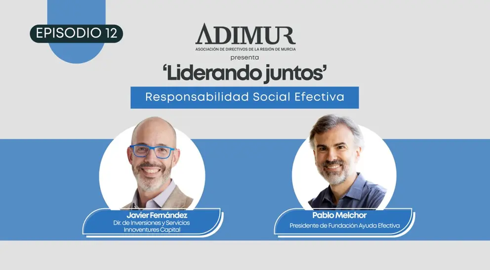 Cartel del episodio 12 del podcast 'Liderando Juntos' de Adimur. (Adimur)