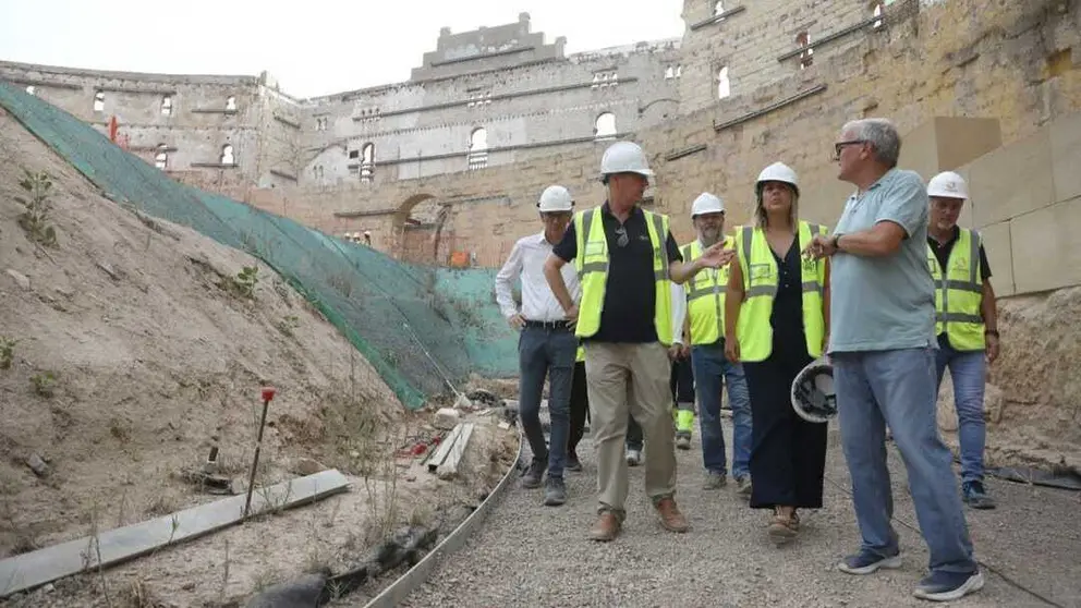 Visita a las excavaciones del Anfiteatro Romano de Cartagena. (Ayuntamiento de Cartagena)