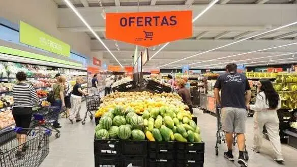 Secci&oacute;n de fruta y verdura de Aldi. (Aldi)