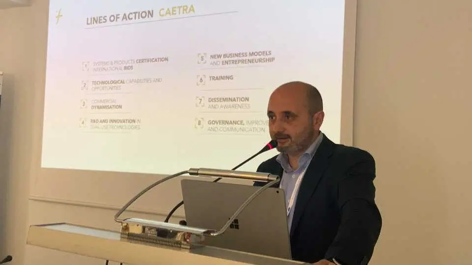 Joaqu&iacute;n G&oacute;mez, director del Info, durante la jornada. (CARM)