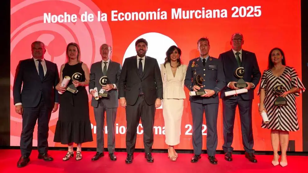 Imagen de la gala del a&ntilde;o anterior. (C&aacute;mara de Comercio de Murcia)