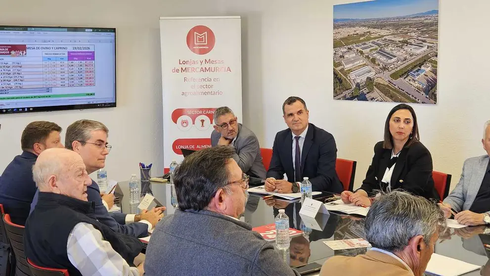 Lonja de ganado en Mercamurcia. (CARM)