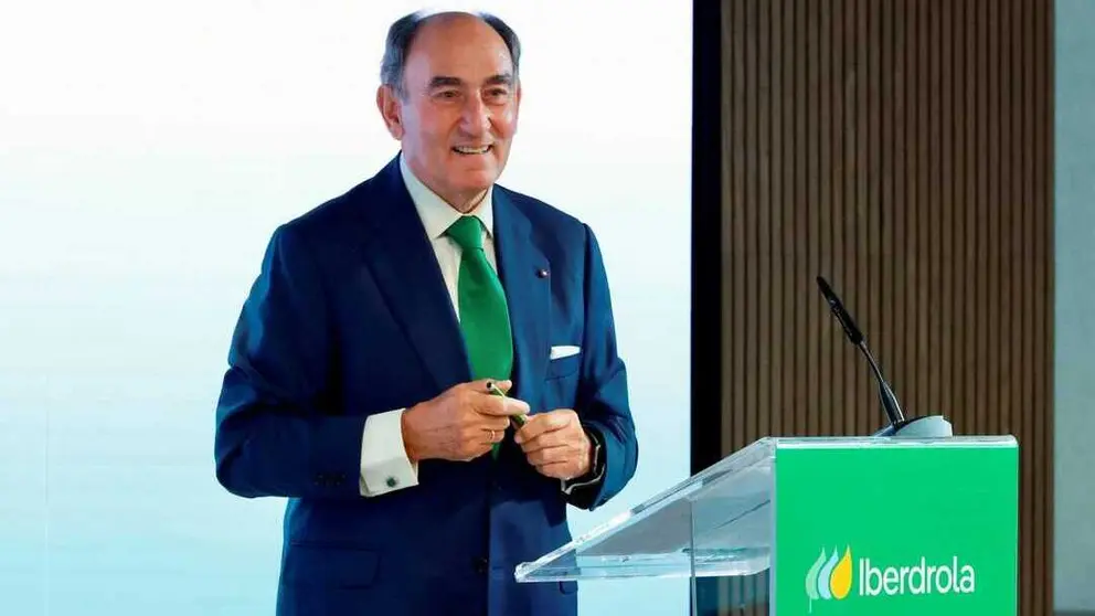 Ignacio Gal&aacute;n, presidente de Iberdrola, durante la presentaci&oacute;n de los resultados. (Iberdrola)