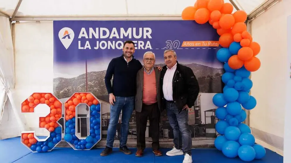Imagen durante la celebraci&oacute;n del 30 aniversario del &aacute;rea de servicio. (Andamur)