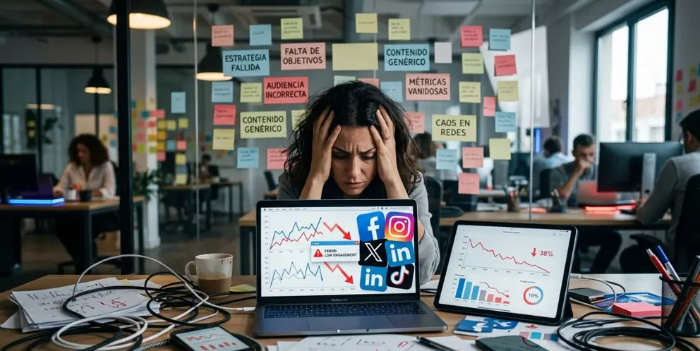 &nbsp;&nbsp;Errores comunes en las estrategias de marketing en redes sociales - (M.D.)