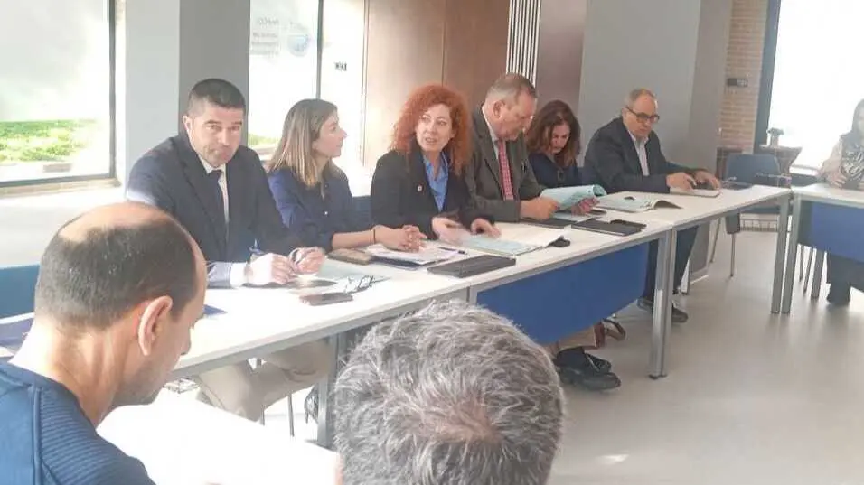 Reuni&oacute;n del COE el pasado mes de marzo. (CARM)