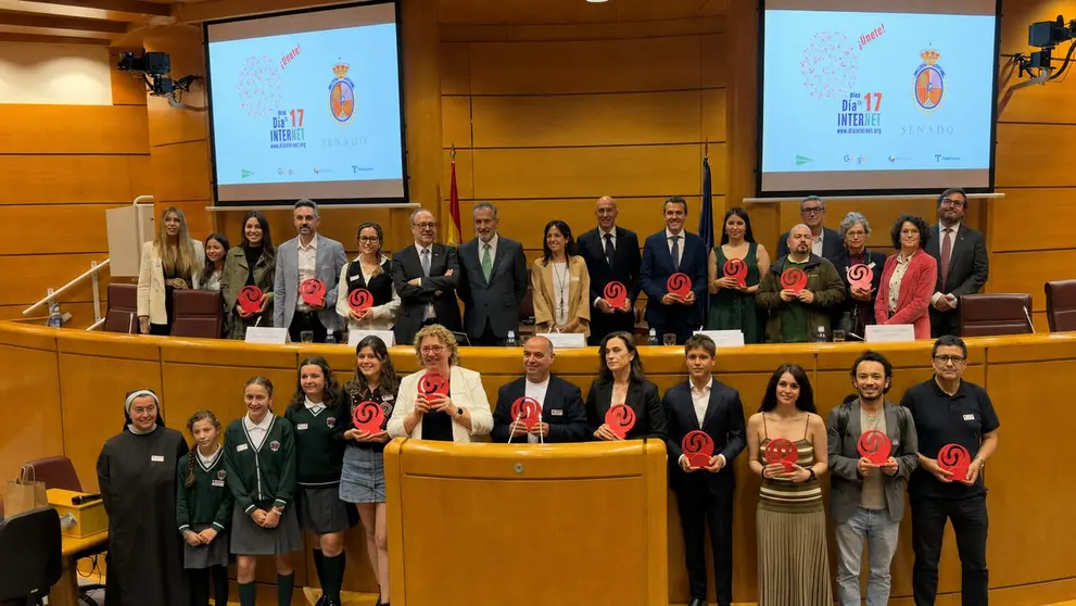Ganadores de los Premios de Internet. (Portavoz)