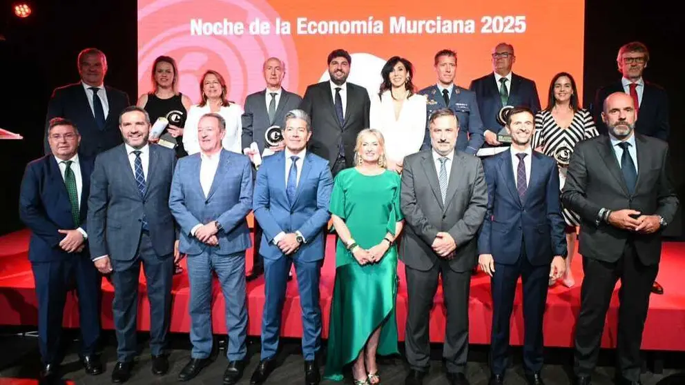 Imagen de archivo de la Noche de la Econom&iacute;a Murciana 2025. (C&aacute;mara de Comercio de Murcia)