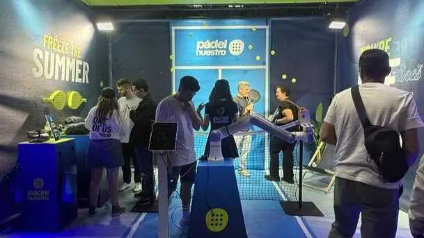Experiencia inmersiva de Padel Nuestro. (Padel Nuestro)