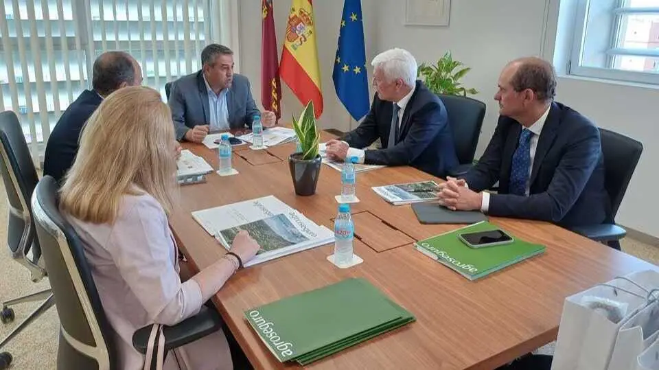 Un momento de la reuni&oacute;n. (CARM)
