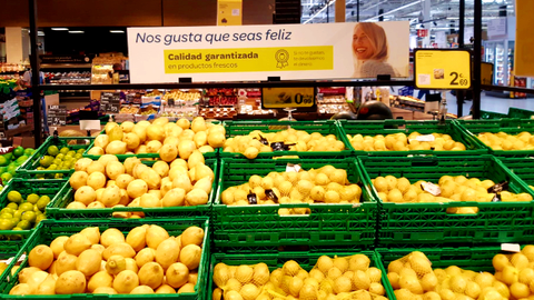 Foto limones en Carrefour