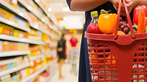 Cesta de la compra. (Archivo)
