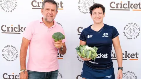 Juan Mar&iacute;n junto a Araceli Mart&iacute;nez. 