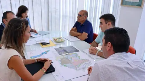 Grupo Fuertes valora con el alcalde Pedro Jos&eacute; Noguera sus actuaciones en Las Torres de Cotillas