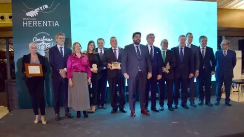 Imagen de los premiados en la XXVI edici&oacute;n de la Gala Premios Herentia .